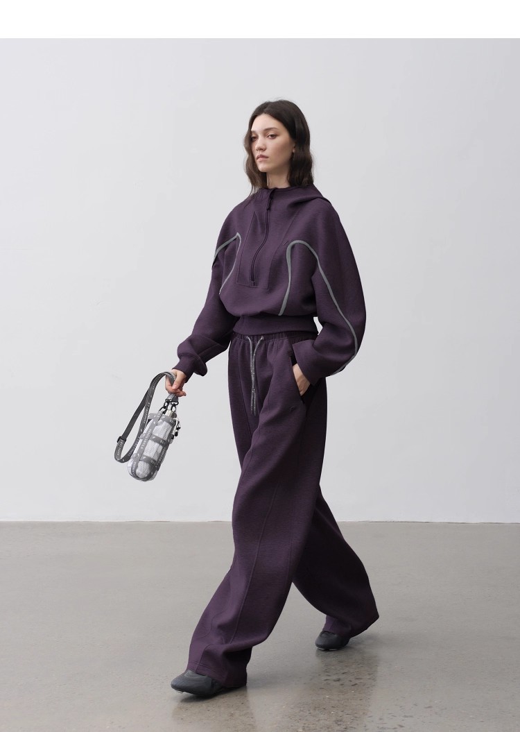 Cropped Box Hoodie Set 95