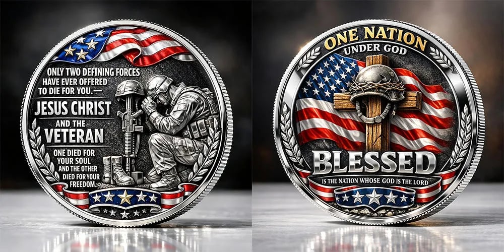 Jesus Christ & Veteran Tribute Coin