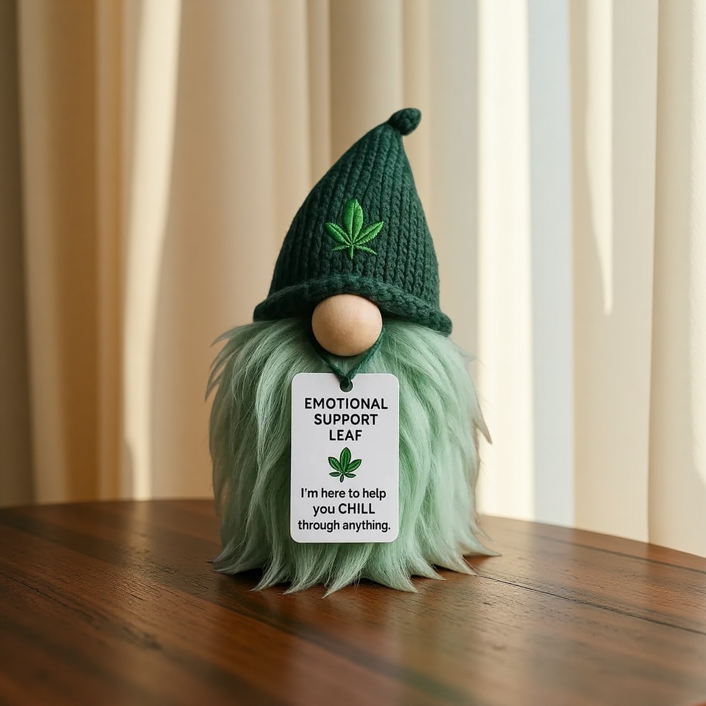 🌿💚 Emotional Support Weed Gnome – Your Little Cannabis Companion