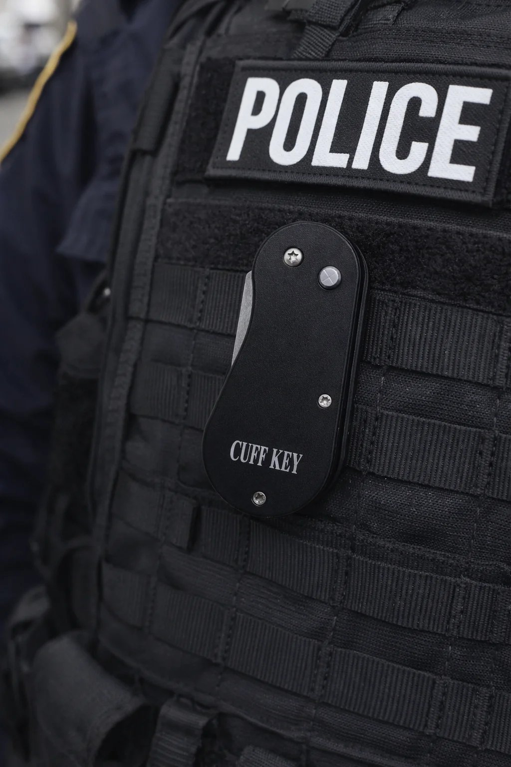 Tactical Retractable Handcuff Key