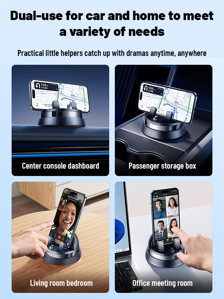 360° Rotating Dashboard Universal Car Smartphone Holder