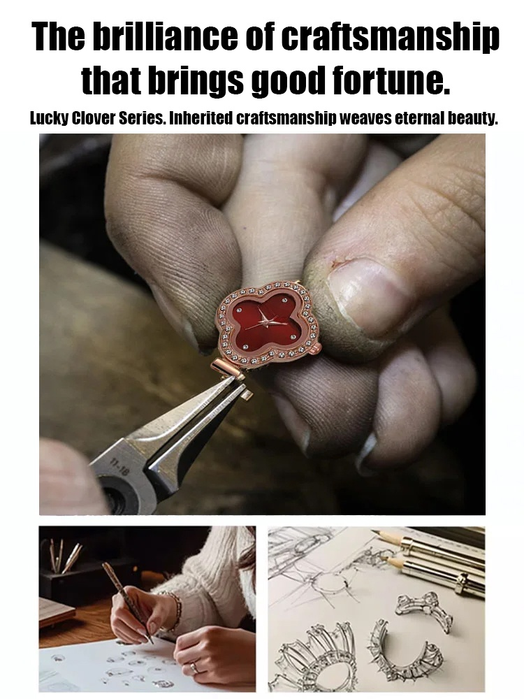 Emerald Four-Leaf Clover Bracelet