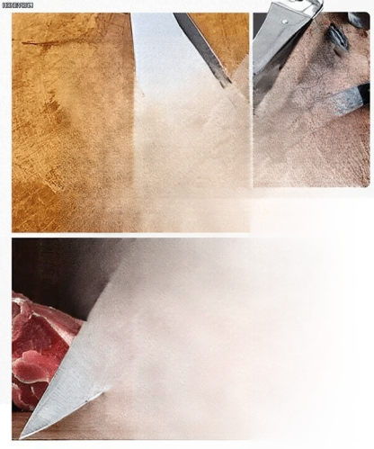 Imported from Germany, handcrafted ebony handle multi-functional knife, suitable for both kitchen and outdoor use.🏆