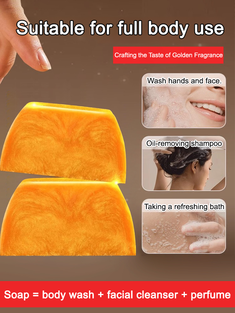 💫Developed in the French perfume capital! Triple-action elegant perfumed soap.🤩