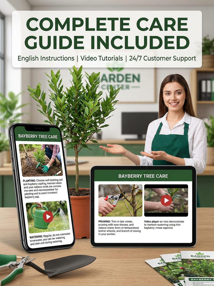 【Yumberry】The Mystical Oriental Berry Tree ✨ | 2-Year Sapling 🌱| Bears Fruit Same Year 🍓 | Self-Pollinating 🌸 | Cold-Hardy, Drought-Tolerant ❄️☀️