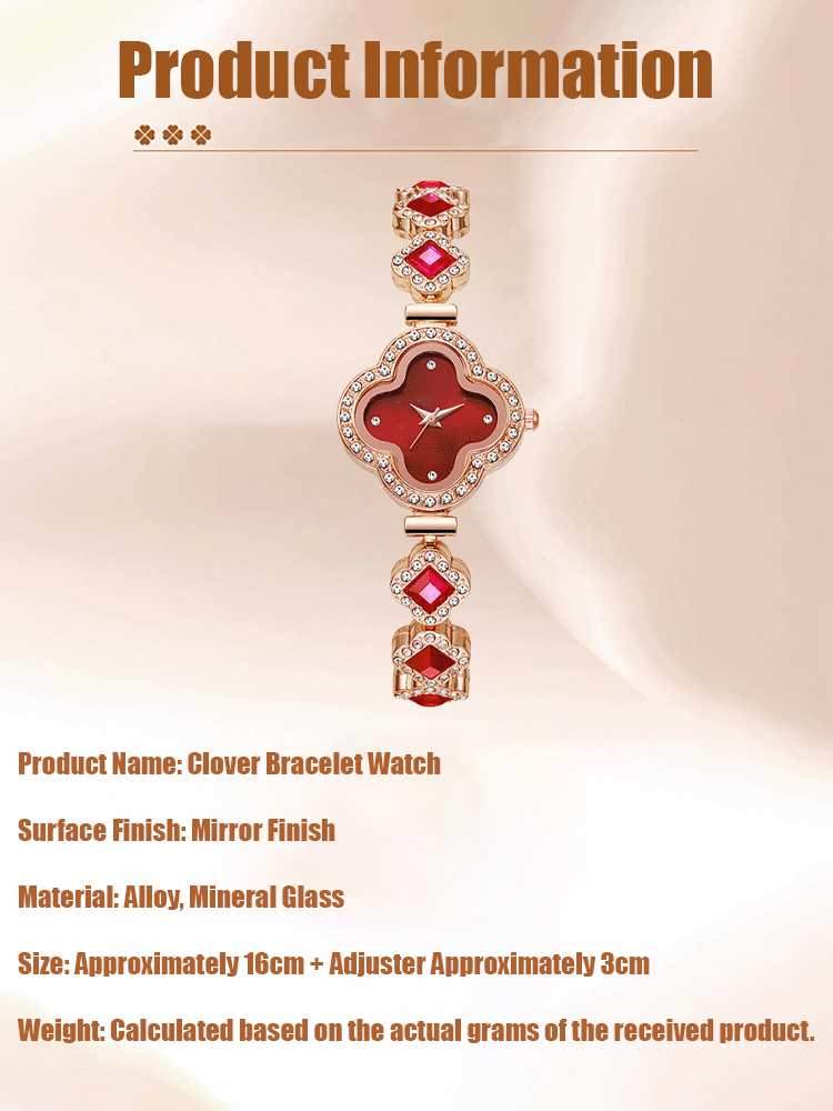 Emerald Four-Leaf Clover Bracelet