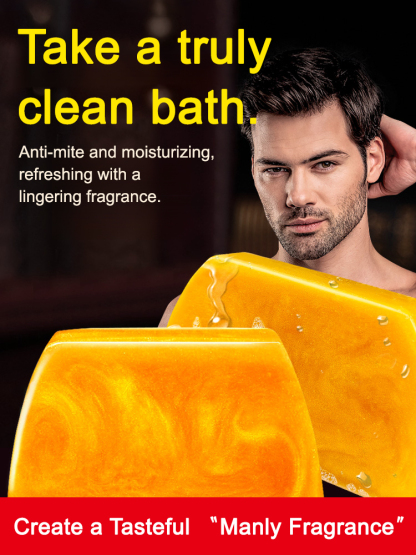 💫Developed in the French perfume capital! Triple-action elegant perfumed soap.🤩