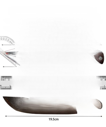 Imported from Germany, handcrafted ebony handle multi-functional knife, suitable for both kitchen and outdoor use.🏆