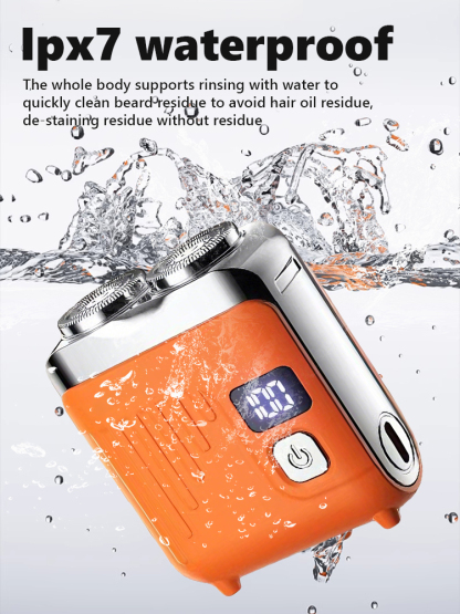 Smart Digital Display Dual-Ring Electric Shaver