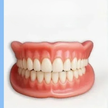 Zestaw protez pełnotwarzowych z podparciem kości