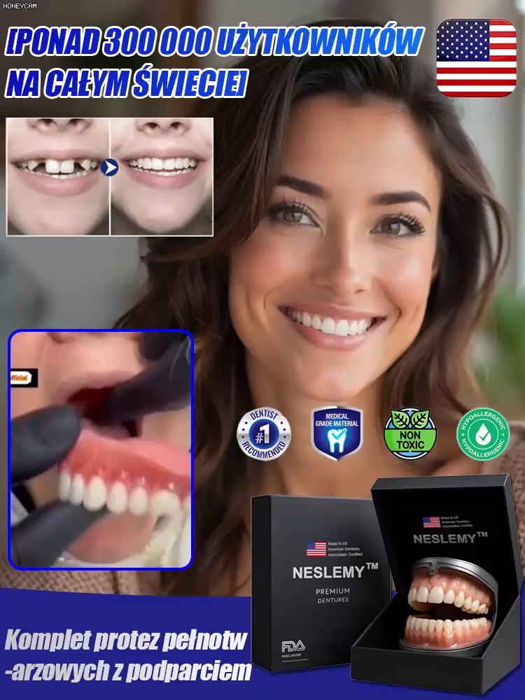 🦷Łatwe w użyciu, wystarczy 1 sekunda, nie potrzebujesz dentysty, a odzyskasz uśmiech marzeń😁