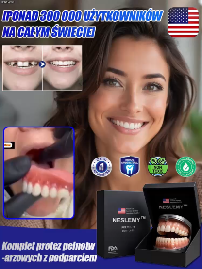 🦷Łatwe w użyciu, wystarczy 1 sekunda, nie potrzebujesz dentysty, a odzyskasz uśmiech marzeń😁