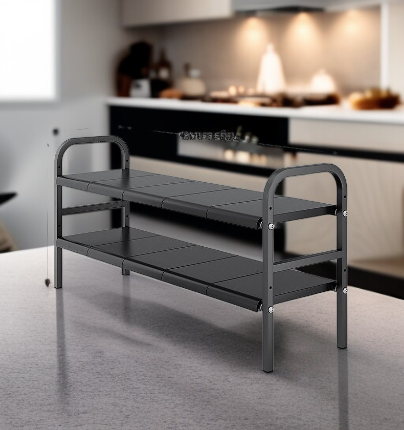 Verstellbares teleskopisches Ablageregal