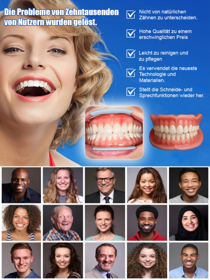 Holen Sie sich Ihr strahlendes Lächeln zurück – ganz ohne Zahnarztbesuch! ✨ Unsere innovativen Flex-Veneers lassen sich in nur 3 Minuten perfekt an Ihre Mundform anpassen.