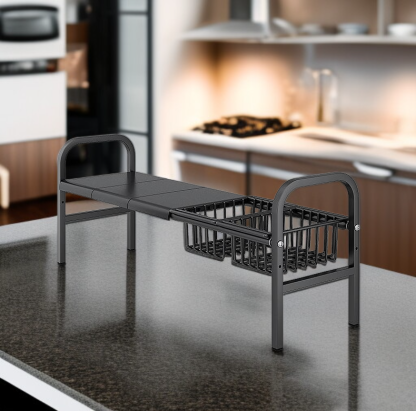 Verstellbares teleskopisches Ablageregal