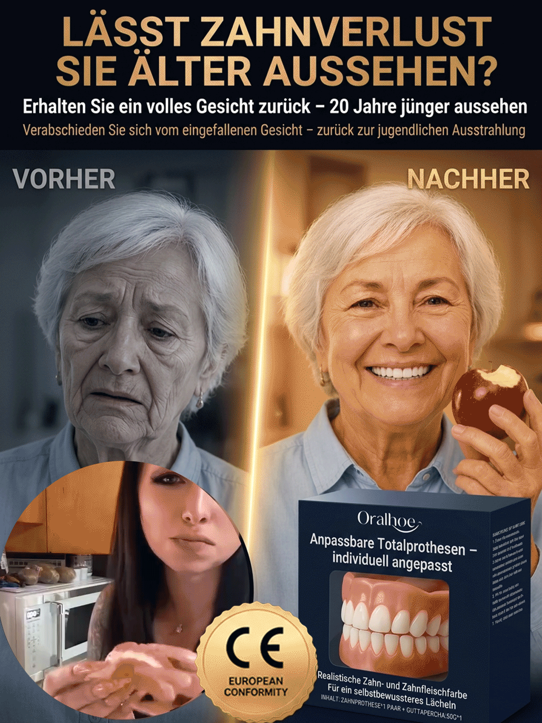 ✨ Dein perfektes Lächeln in 3 Minuten! Verabschiede dich von teuren Zahnarztbesuchen. Diese DIY-Silikon-Veneers lassen sich ganz einfach zu Hause anpassen – für ein natürliches Lächeln.