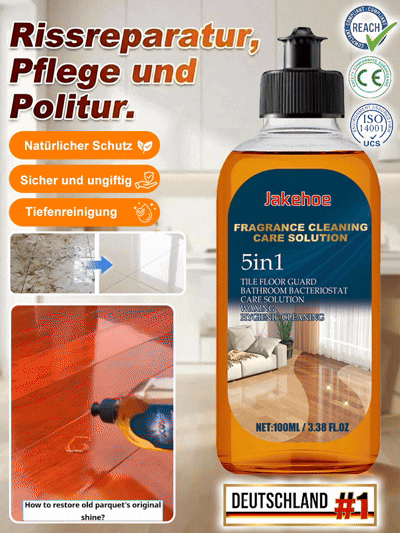 Alter Boden, neuer Glanz in 2 Sekunden  🏠✨Spiegelglanz für Ihre Böden – wie frisch vom Profi!