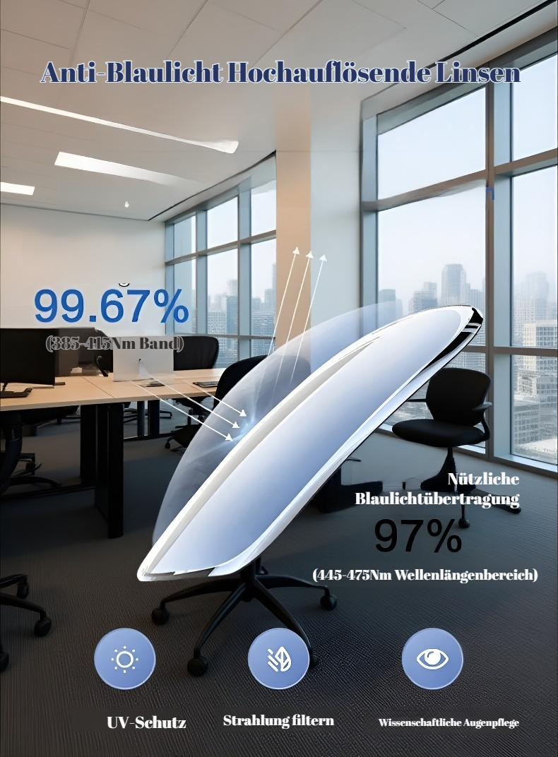 Zoom-Funktion der Titan-Lesebrille in Aktion