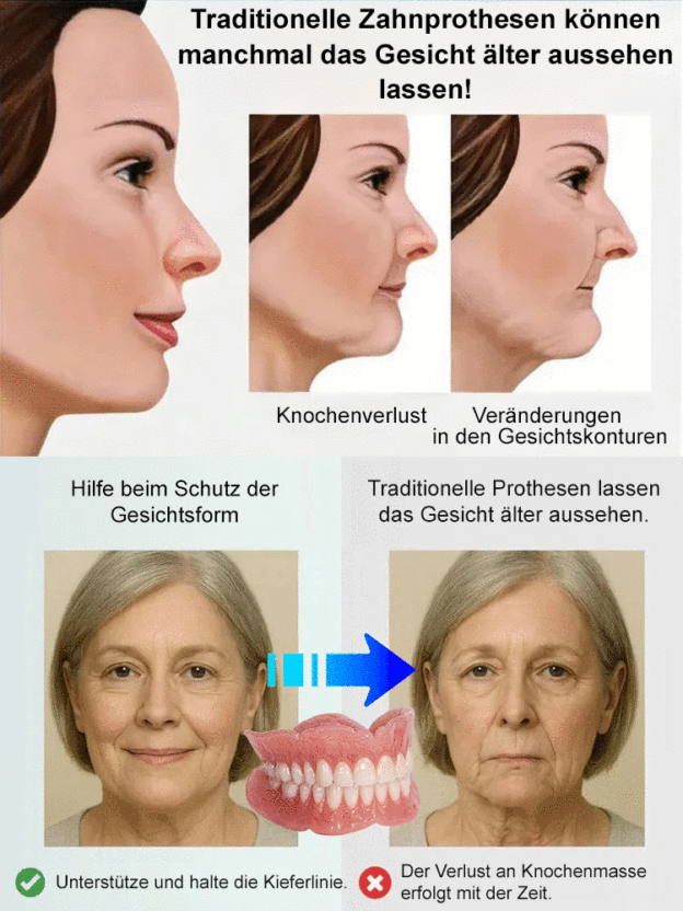【Zahnarztfrei】Medizinisches Silikon-Zahnprothese | Sofort strahlende Zähne + Natürliches Lächeln