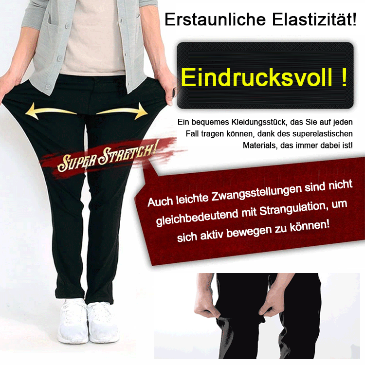 Hochwertige Kaschmir-Hose für Herren | Anti-Pilling, knitterfrei + pflegeleicht | Limitiert 2 Stück für 52 € + Gratisversand!