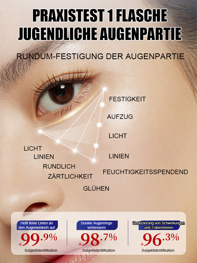 ✨ 7 Tage junge Augenpartie wiederherstellen! ✨ Transdermales Lutein-Vitamin-C-Anti-Aging-Augenöl