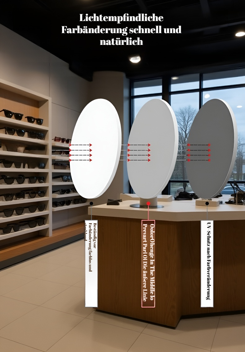 Stilvolles Design der intelligenten Lesebrille