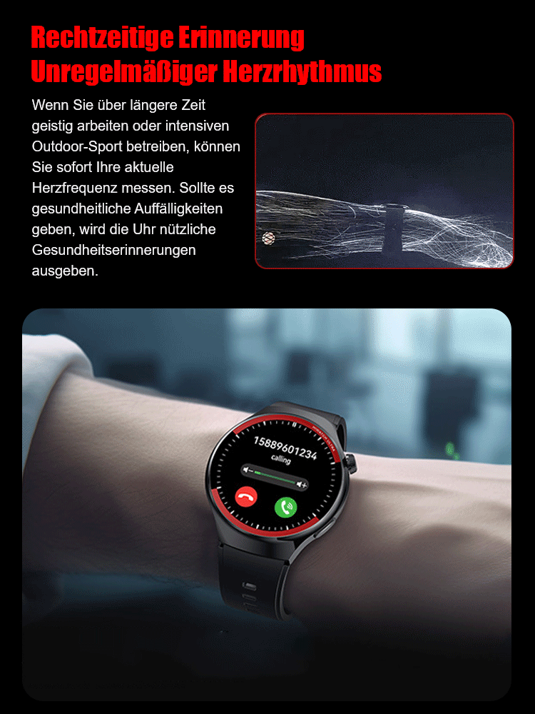 Dual-Chip-Hightech! Neue Smart Health Watch mit präziser Blutzuckertendenzüberwachung – Jetzt frisch auf den Markt gebracht!
