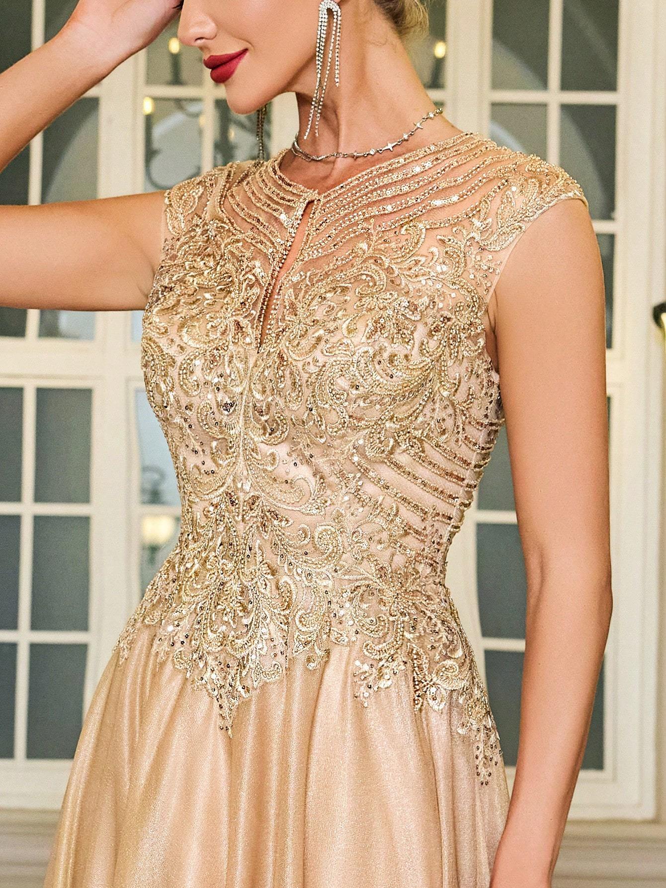 Modecrush Maxi A-line/Banquet Wedding Temperament Bride of Mother Dress