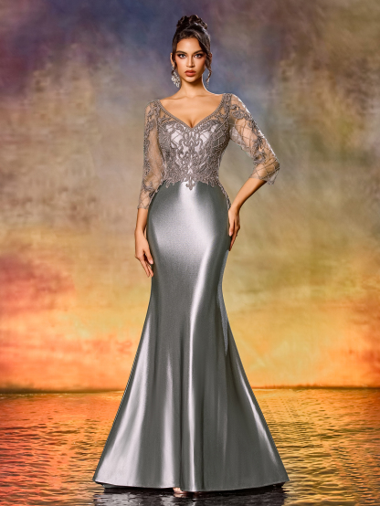 Modecrush Elegant Women Wedding Dress With White Color Embroidery Applique Mesh Tulle Ball Gown