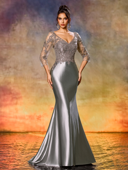 Modecrush Elegant Women Wedding Dress With White Color Embroidery Applique Mesh Tulle Ball Gown