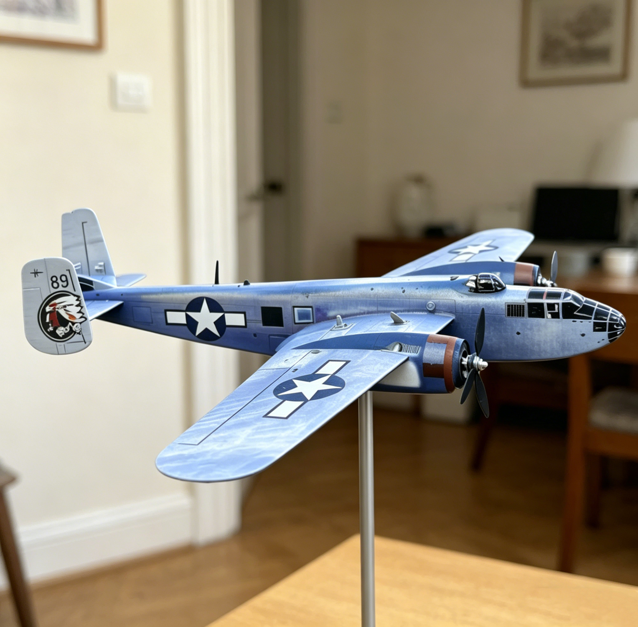 B-25 Mitchell Bomber Weathervane – WWII Aviation Garden Decor