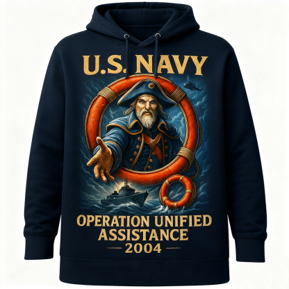 U.S. Navy Operation Unified Assistance Hoodie 2004