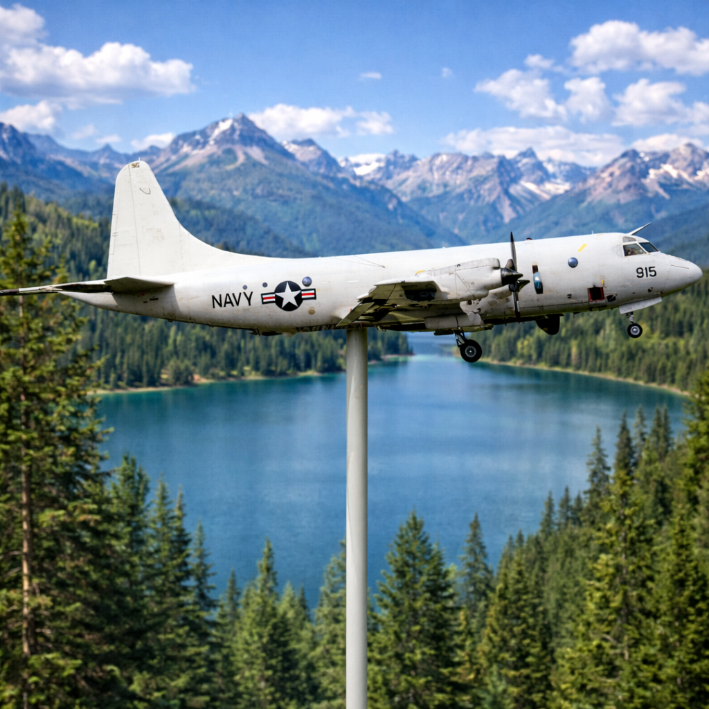 Lockheed P-3 Orion Metal Weathervane, US Navy Anti-Submarine Aircraft Outdoor Garden Decor