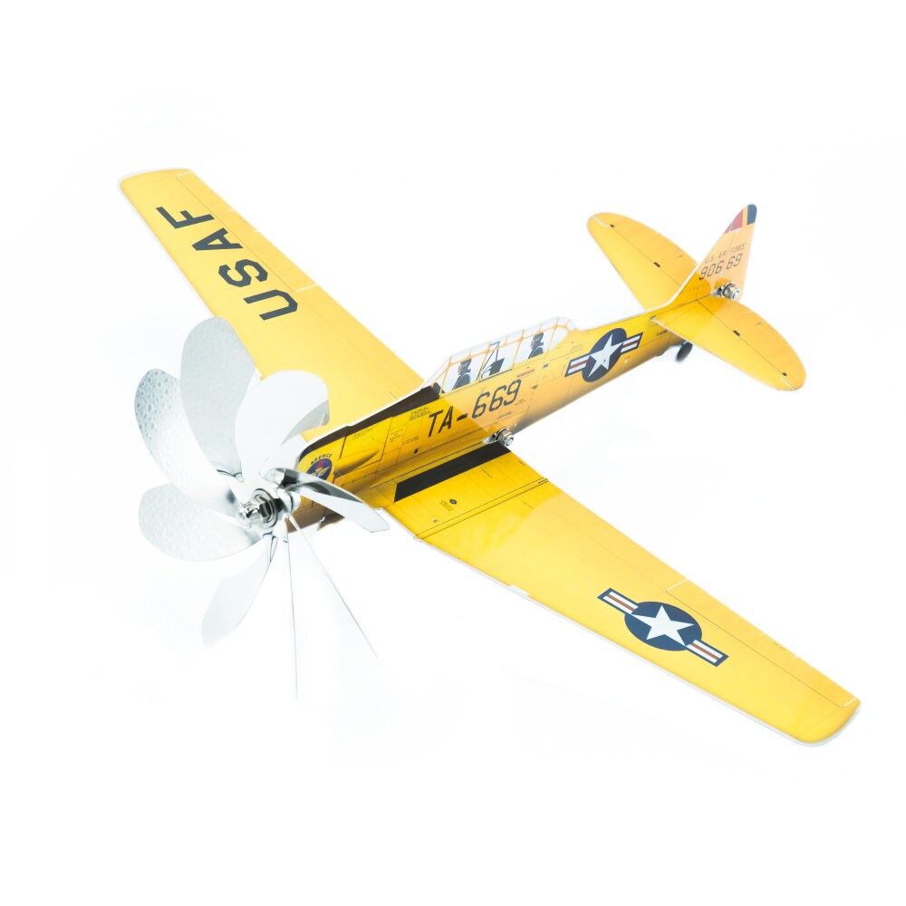 Personalized AT-6 Texan Aircraft Weathervane Garden Stake - Durable Outdoor Patio Decor for Aviation Enthusiasts
