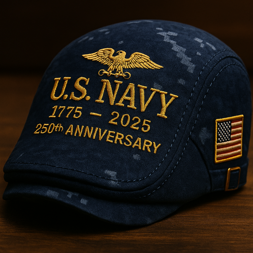 U.S. Navy 250th Anniversary Beret — 1775–2025