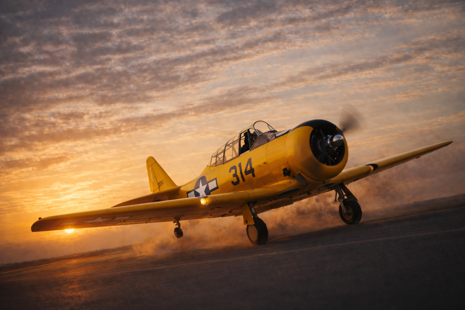 AT-6 Texan Plane Garden Stake - Durable Outdoor Patio Decor for Aviation Enthusiasts