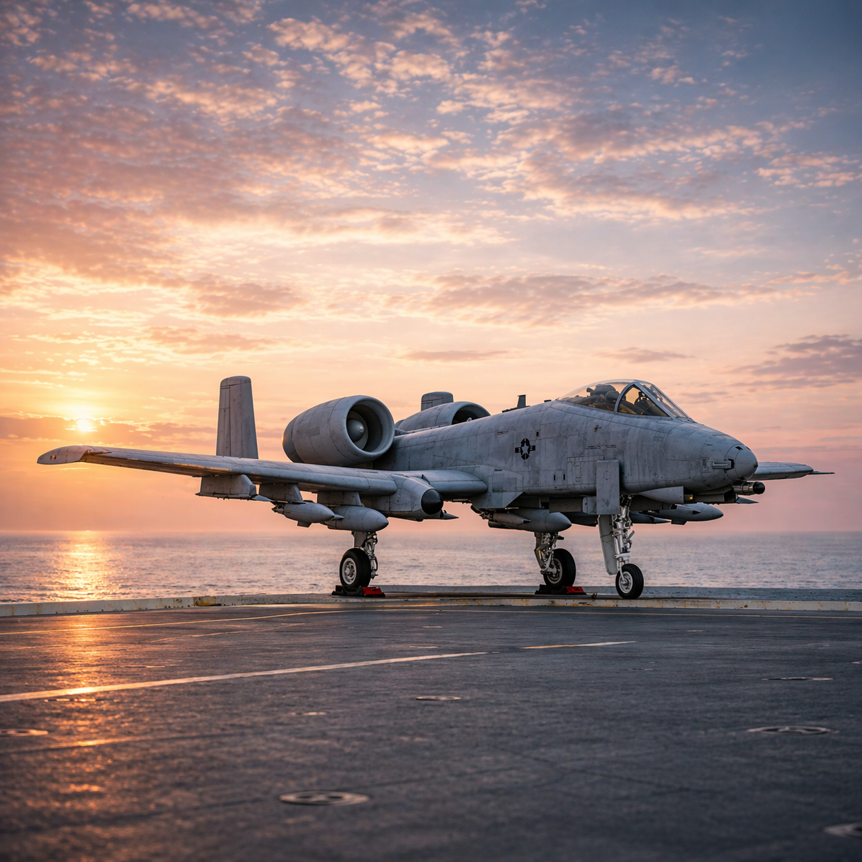 A-10 Warthog "BRRRRT" Attack Plane Weathervane - Military Aviation Outdoor Garden Decor