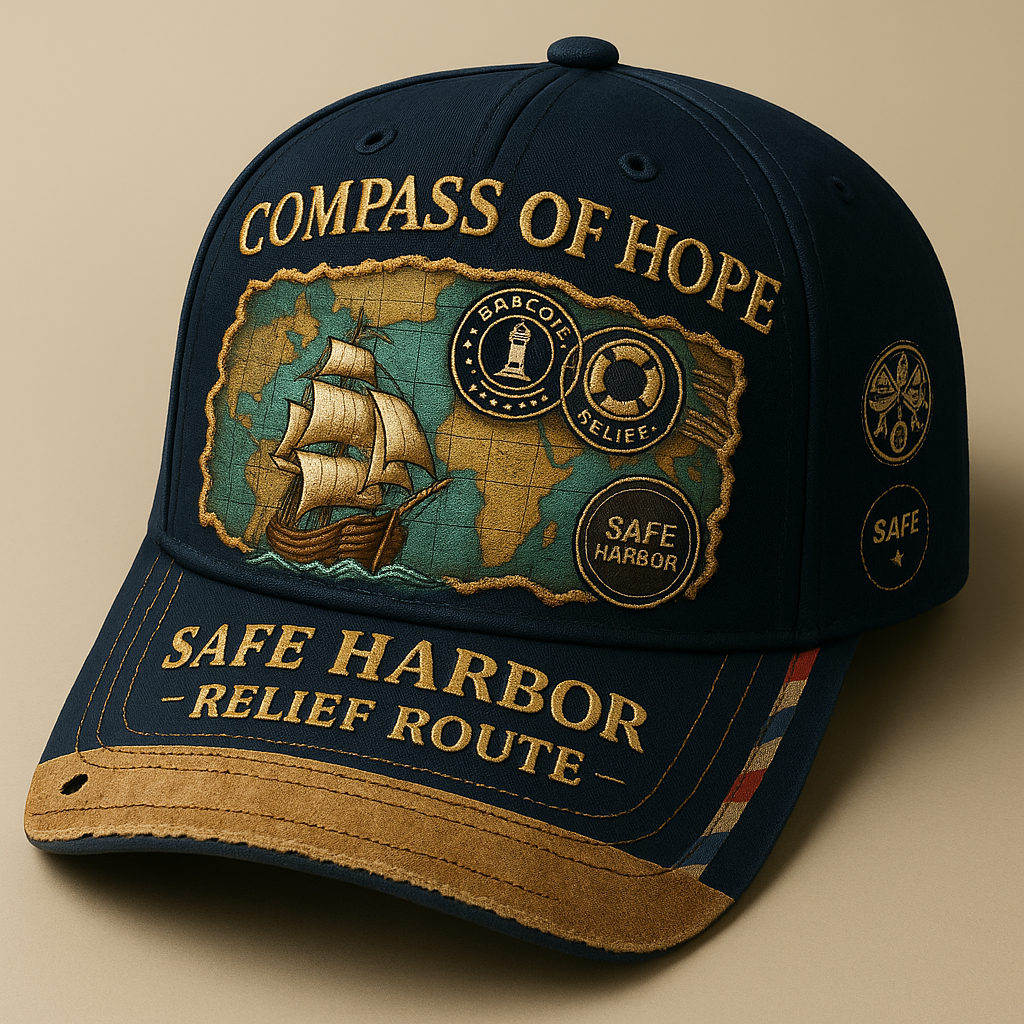 🧭 Compass of Hope – Safe Harbor Relief Route Cap