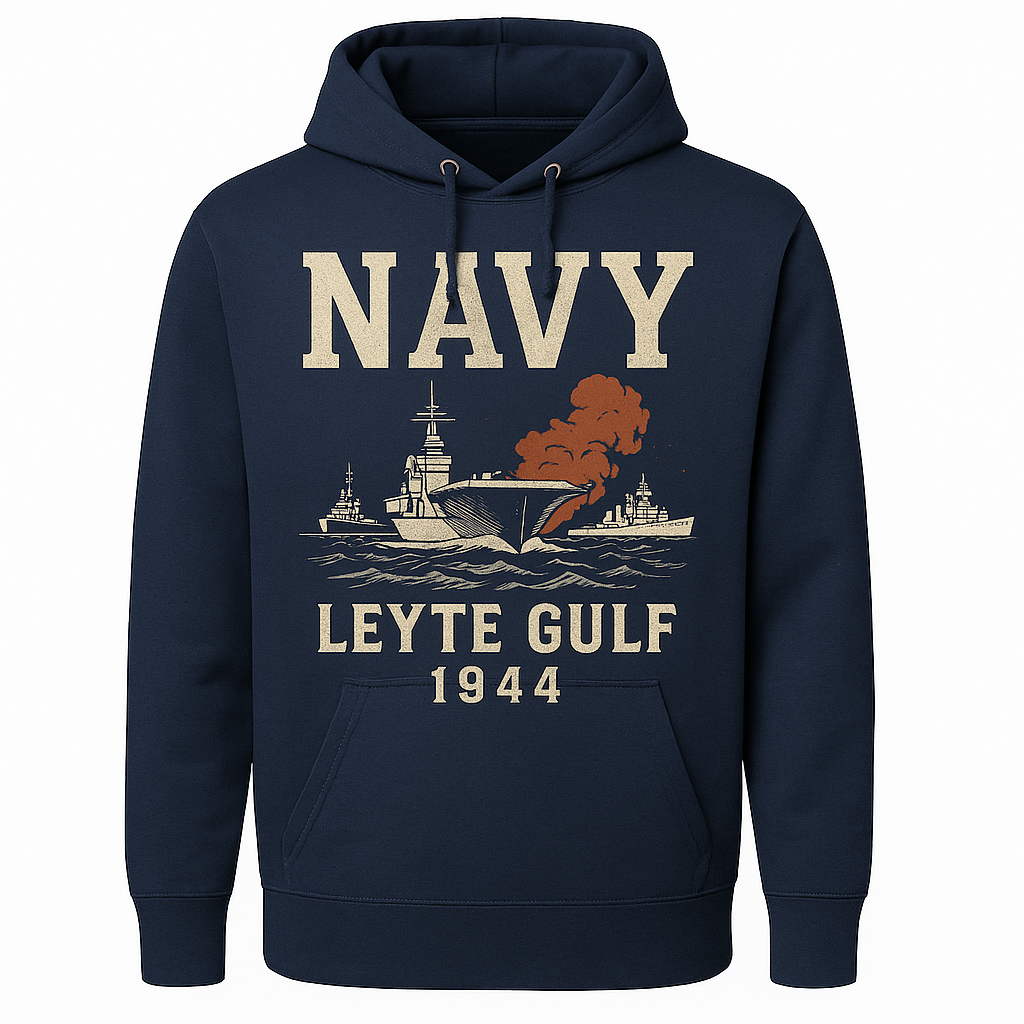 Leyte Gulf 1944 ⚓ U.S. Navy Commemorative Hoodie