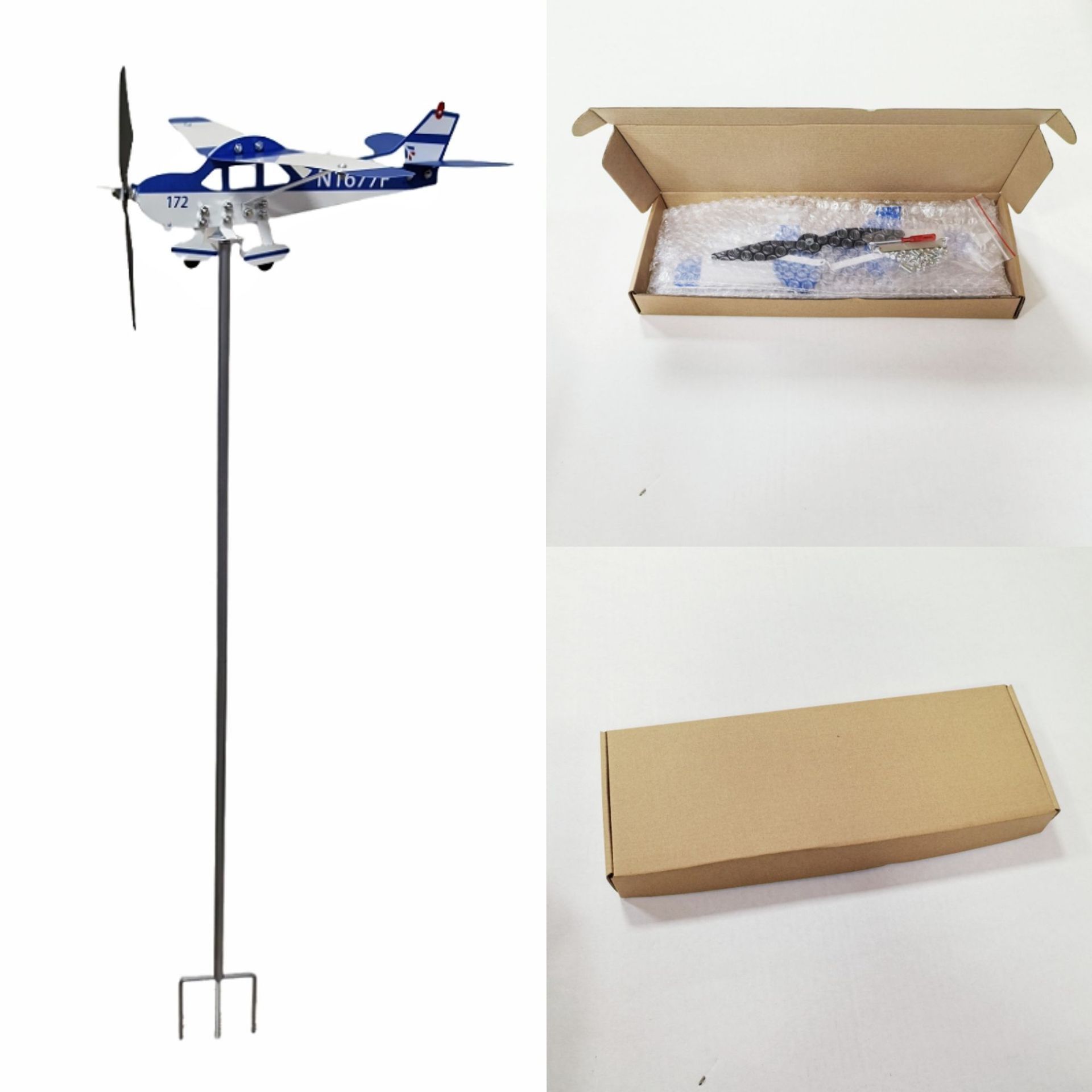 B-25 Mitchell Bomber Outdoor Garden Decor Model