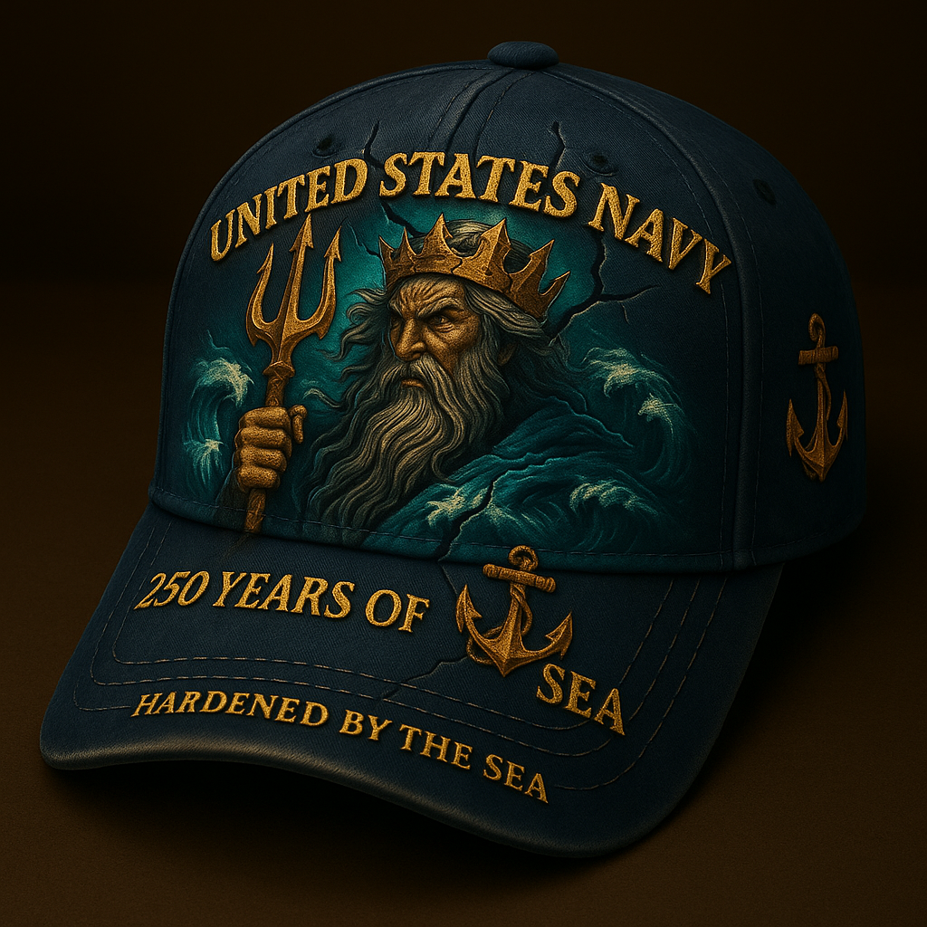 U.S. Navy 250th Anniversary Cap – Poseidon’s Wrath Edition