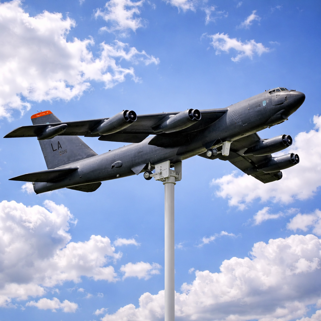 B-52 Stratofortress Metal Weathervane, USAF Military Aircraft Outdoor Garden Decor