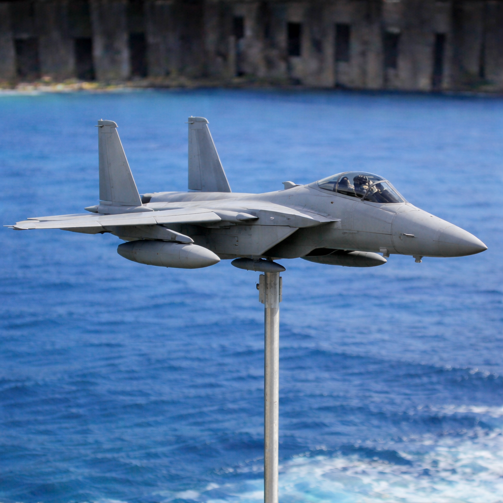 Personalized F-15 Eagle: Undefeated Air Superiority Legend • Wind Spinner Model