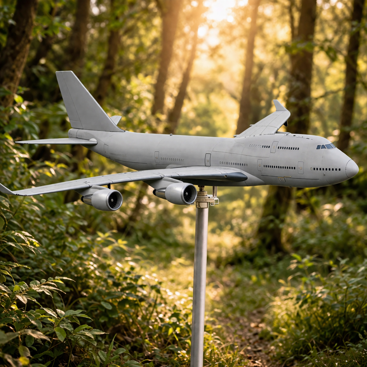 Personalized Boeing 747 Queen of the Skies Aircraft Weathervane - Aviation Outdoor Garden Wind Spinner