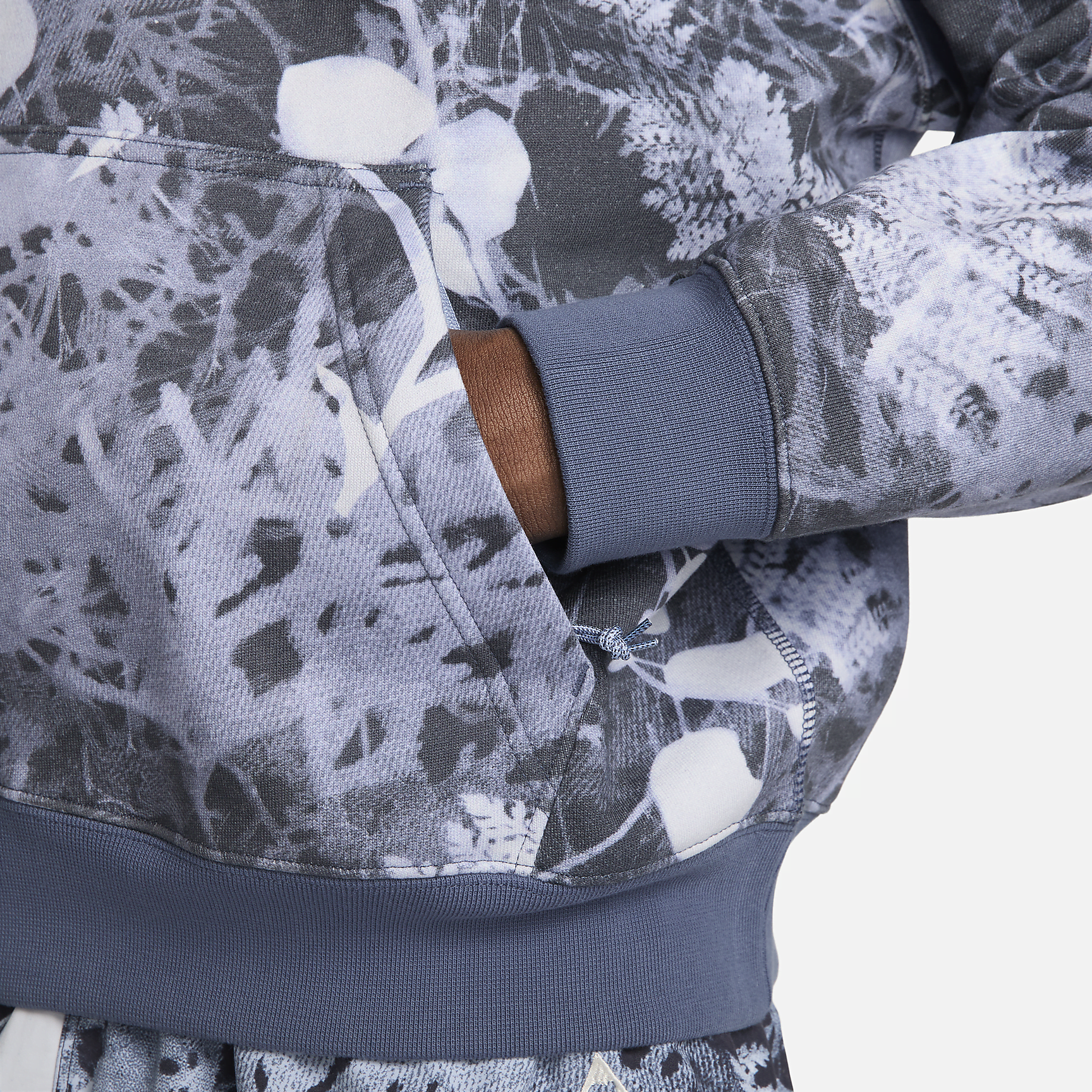 Men's Fleece Allover Print Hoodie