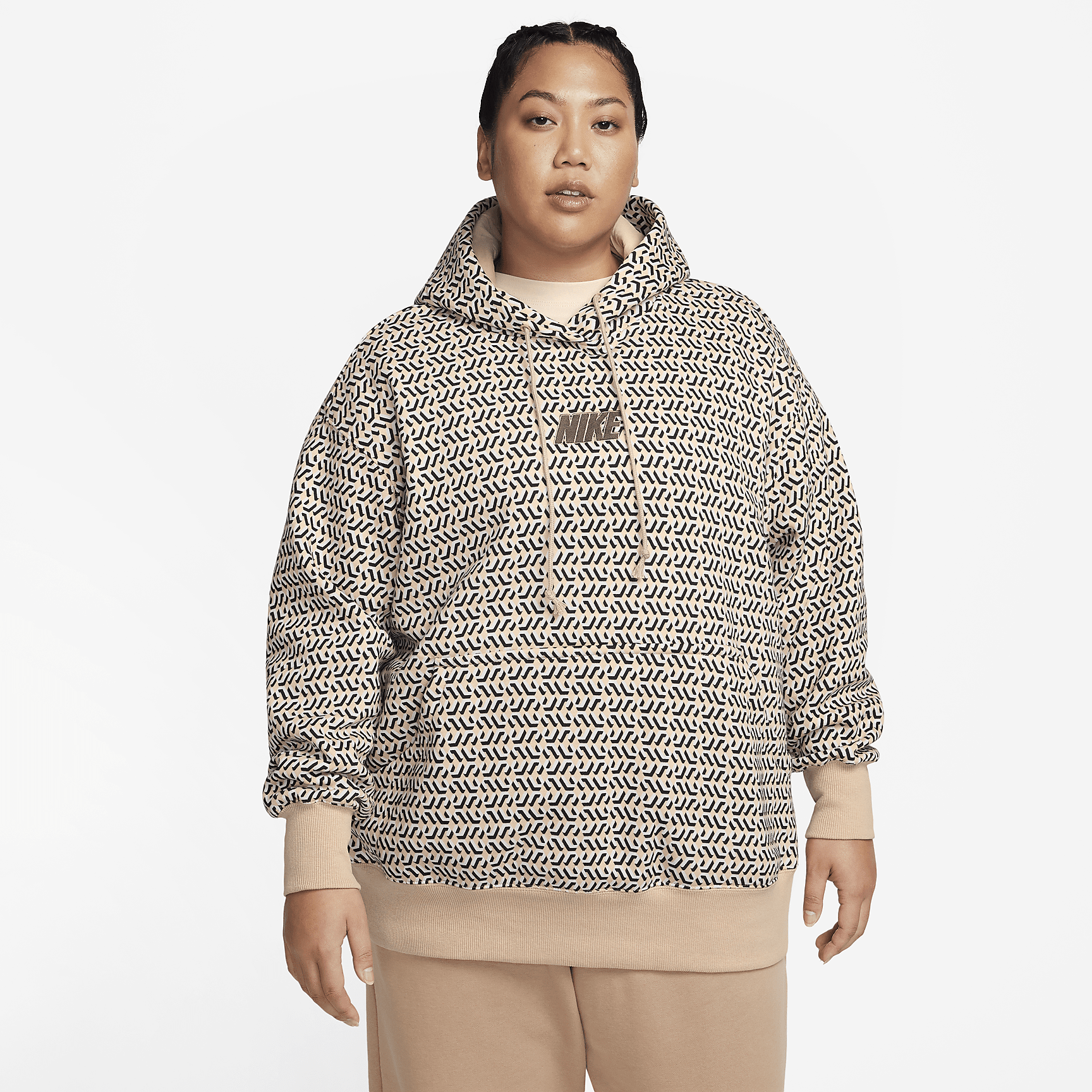 Sportswear  - Women's Oversized Pullover Hoodie (Plus Size)