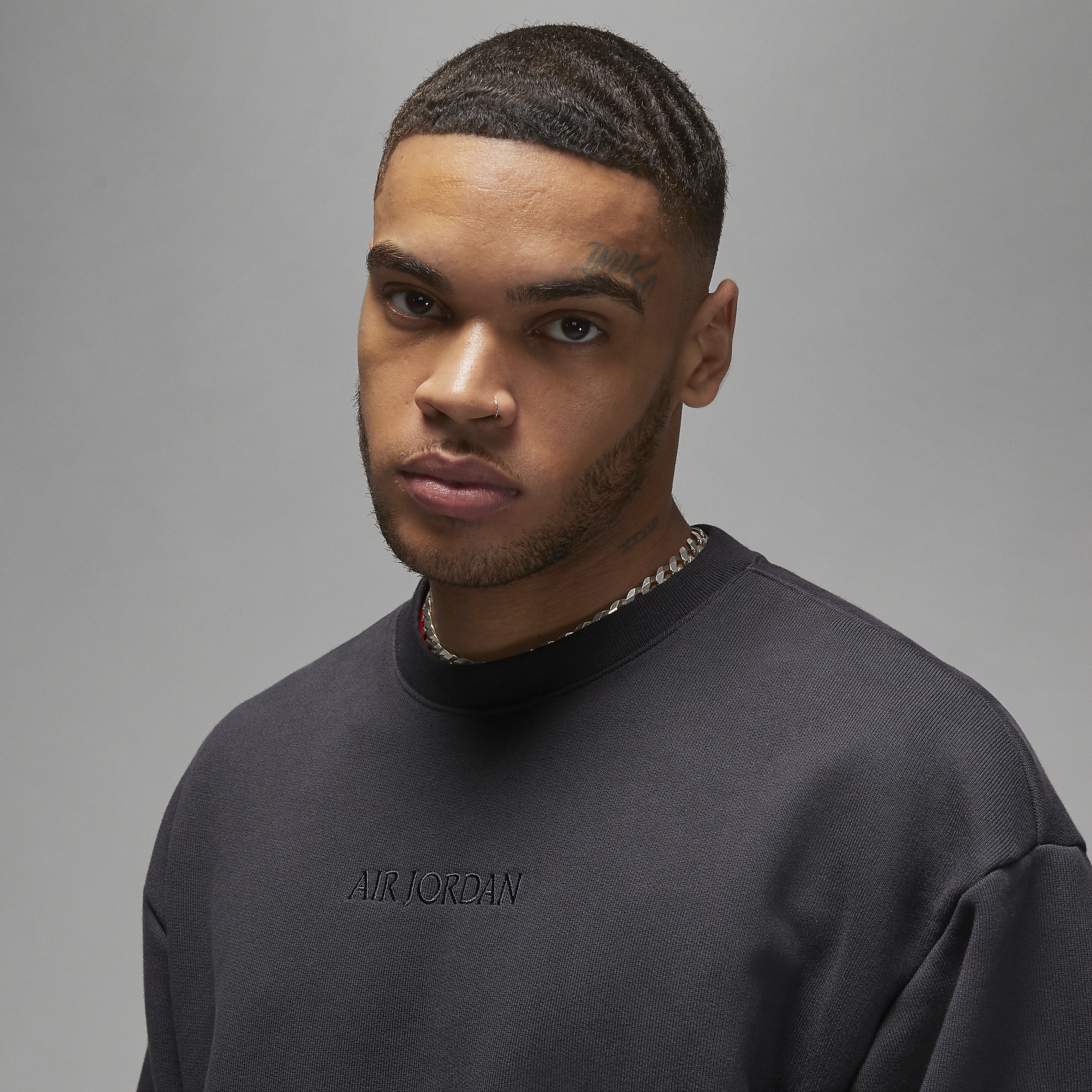 Wordmark - Men's Fleece Crewneck Sweatshirt