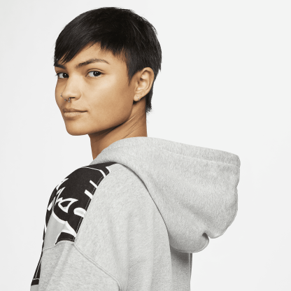 - Women's Fleece Allover Printed Hoodie