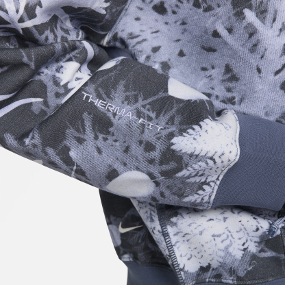 Men's Fleece Allover Print Hoodie