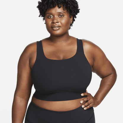 Dri-FIT Alate Ellipse - Women's Medium-Support Padded Longline Sports Bra (Plus Size)